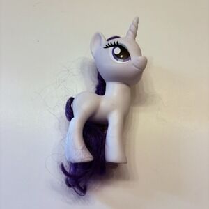 My Little Pony Mane Pony Rarity Classic Figure Unicorn Hasbro 2016 6" Brushable‎
